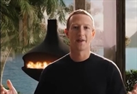 Mark Zuckerberg al presentar Meta - Crédito: Convergencialatina